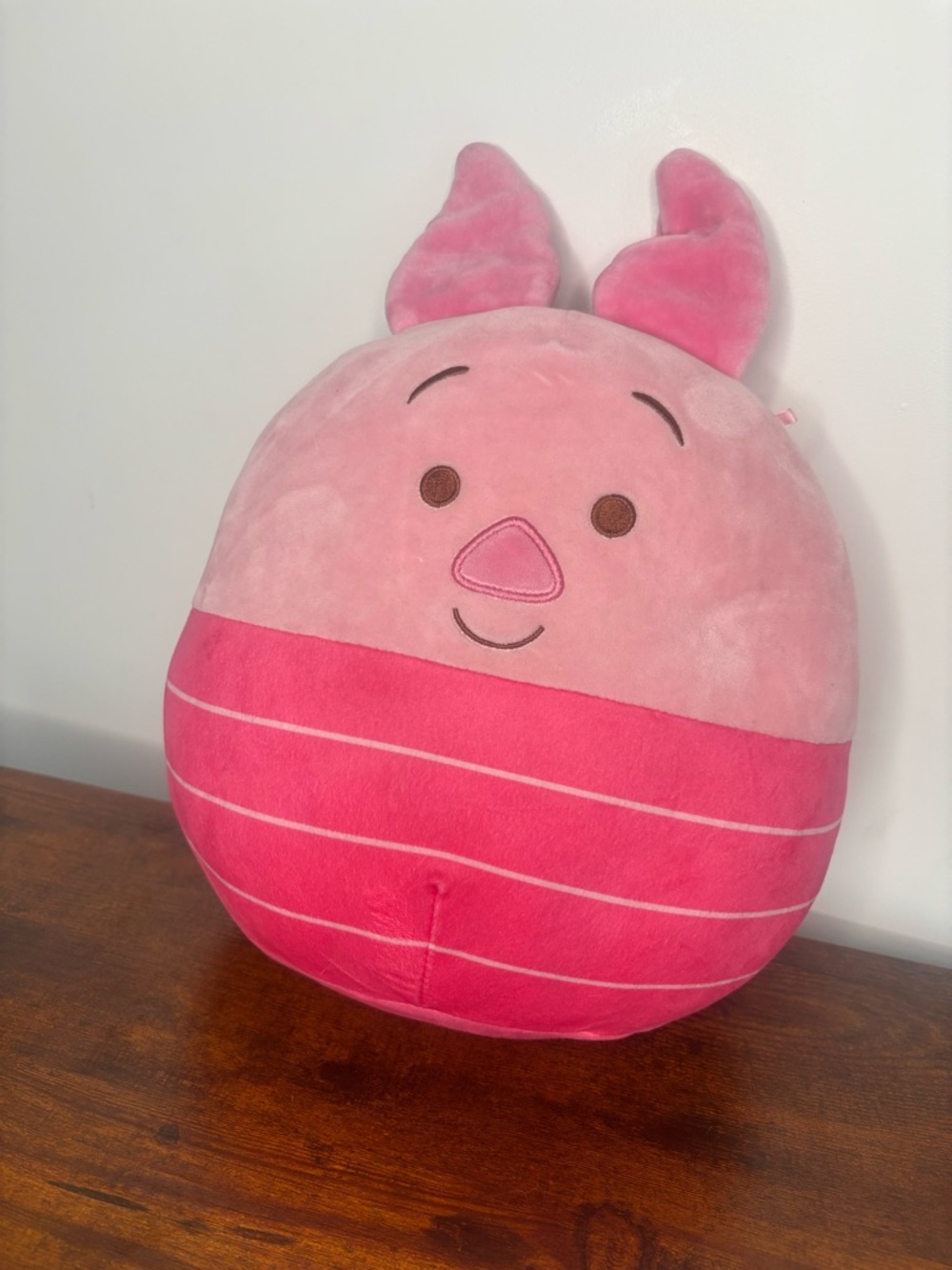Squishmallows Pink Two-Tone Piglet Plush Pillow